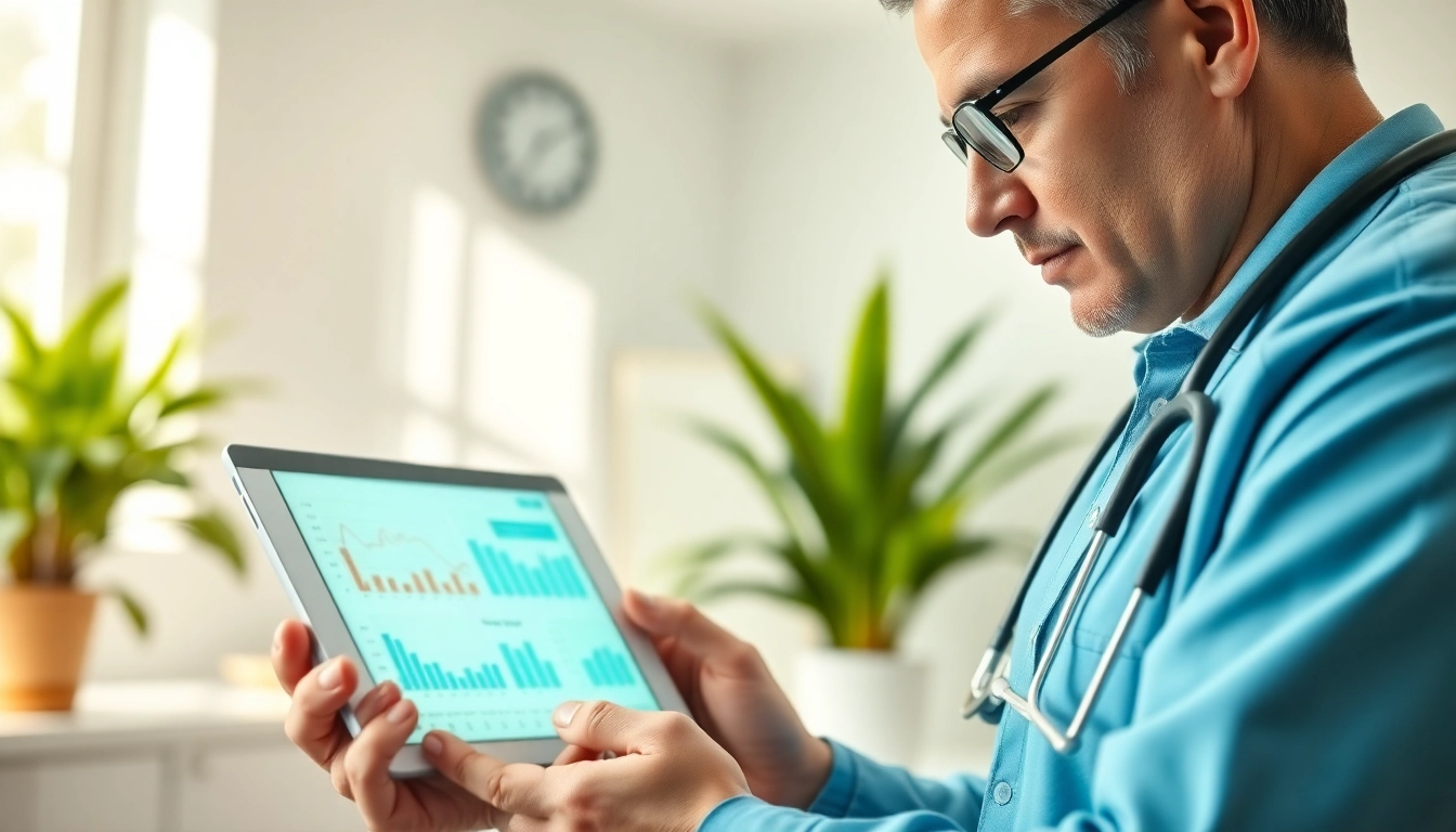 Evaluate eprescribing software pricing options with a healthcare provider in a modern clinic.